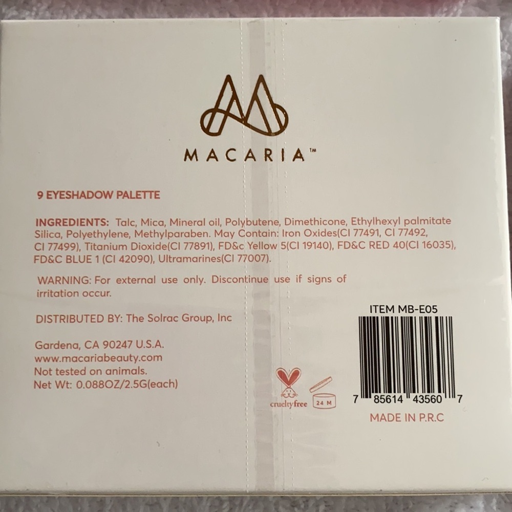 Eyeshadow Palette Set Macaria Beauty - Picture 4 of 11